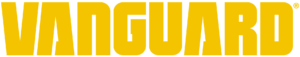 Yellow 'Vanguard' logo on a white background