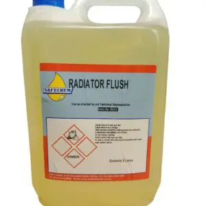 RADIATOR FLUSH SAFECHEM 5L -SUITABLE FOR ALL ON-ROAD & OFF-ROAD  COOLED ENGINES