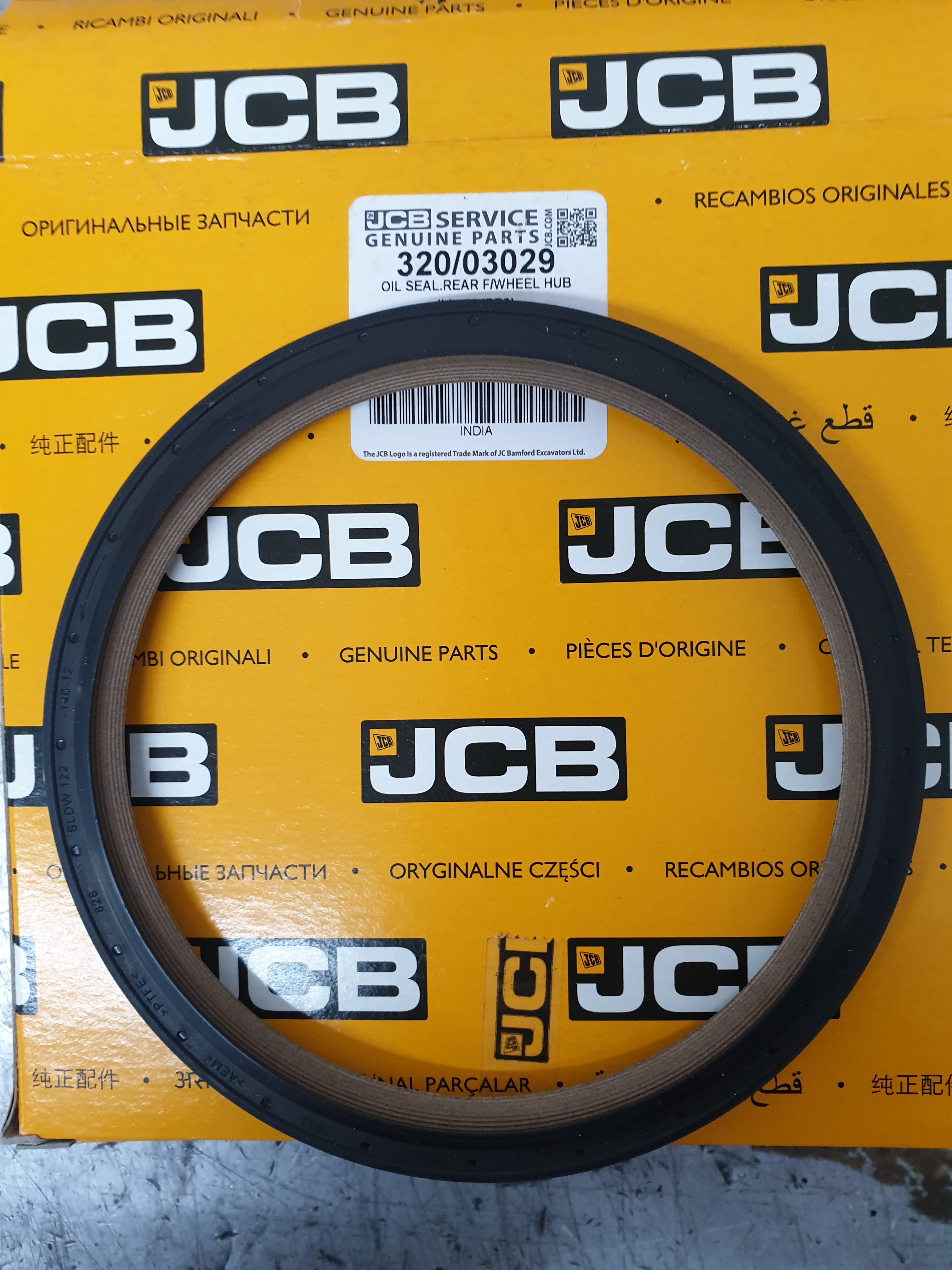 JCB 444 ENGINE REAR CRANKSHAFT SEAL 320/03029 - Image 2