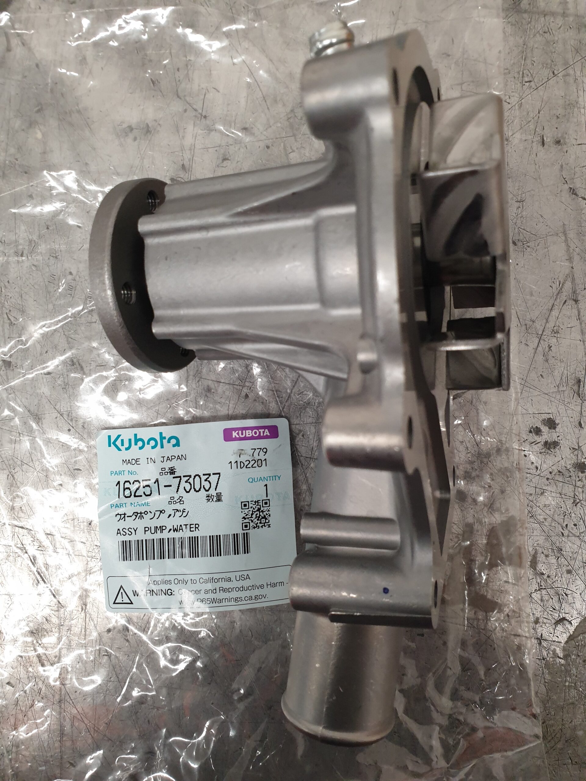 WATER PUMP GENUINE KUBOTA PARTS - Image 3