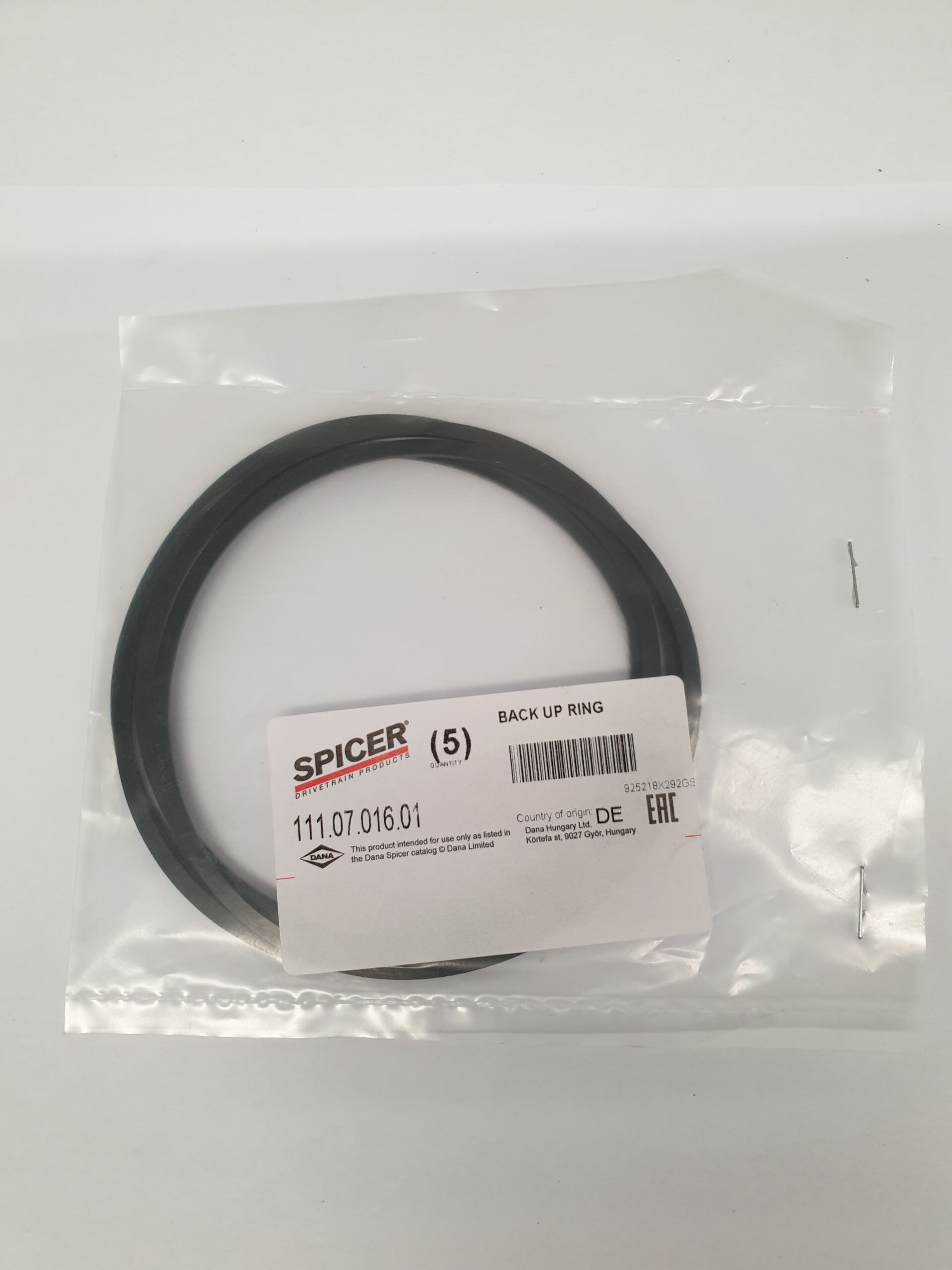 ANTIEXTRUSION RING GENUINE DANA SPICER PARTS D111.0701601 / 111.07.016.01 - Image 2