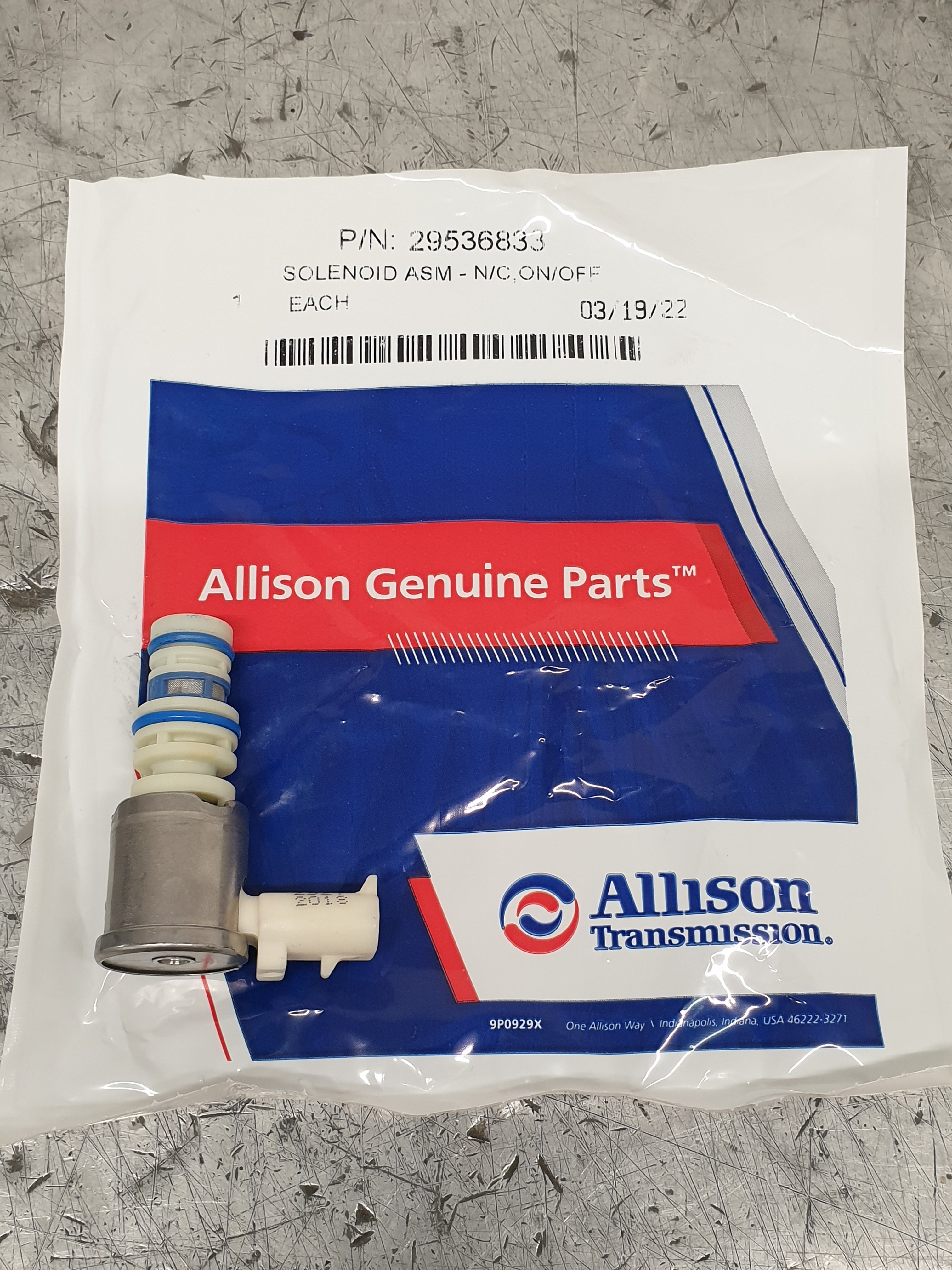 TRANSMISSION SHIFT CONTROL VALVE ON/OFF SOLENOID GENUINE 29536833 - Image 7