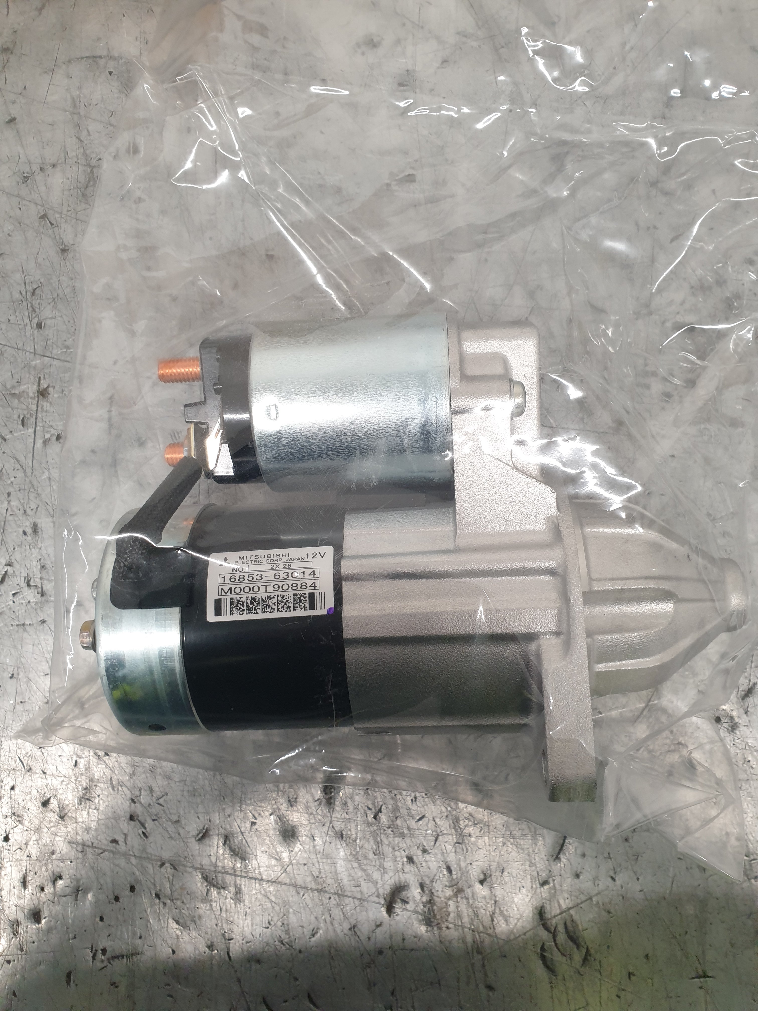 STARTER MOTOR GENUINE KUBOTA PARTS 1685363013 - Image 2