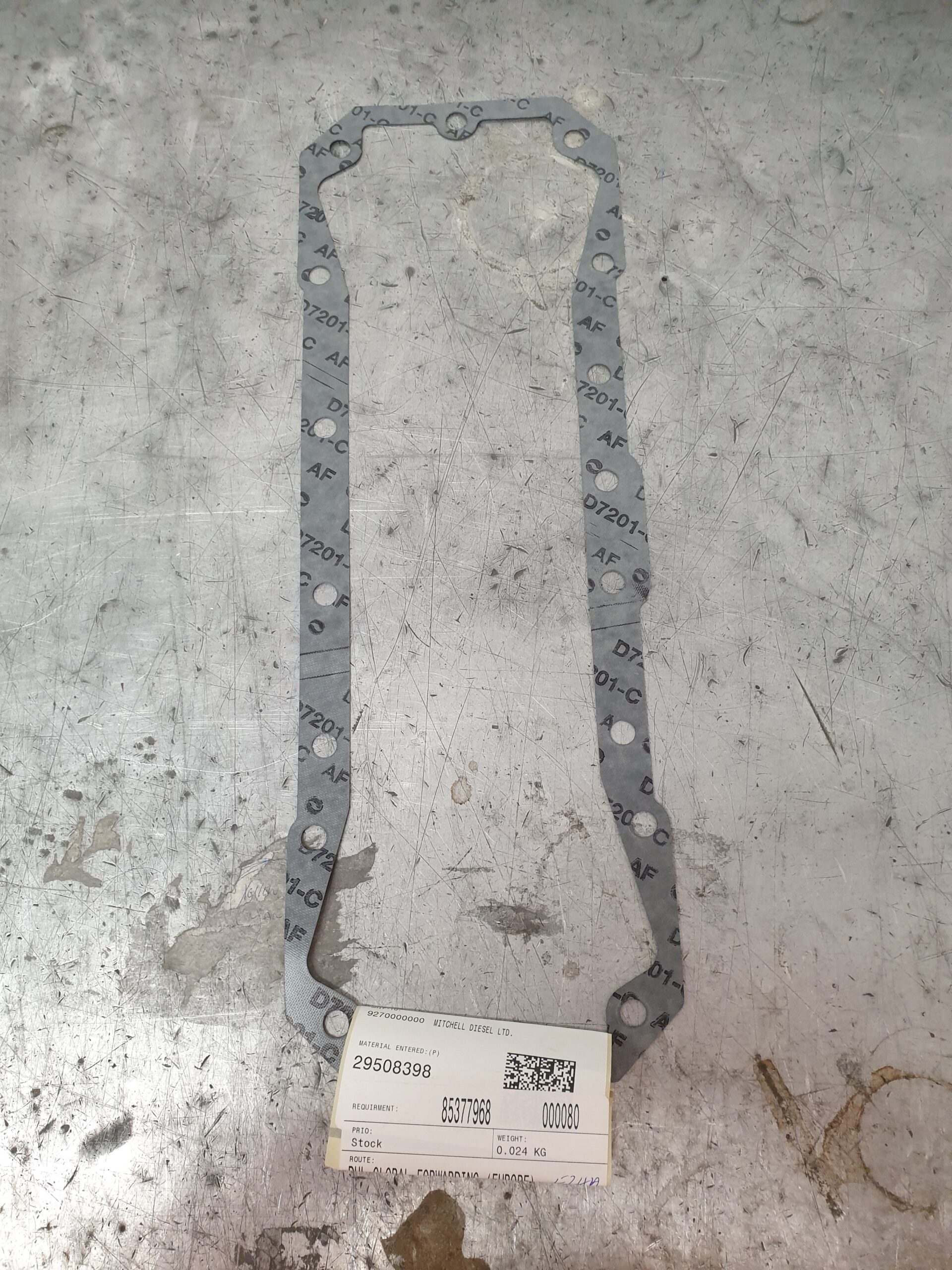 OIL COOLER HOUSING GASKET GENUINE ALLISON TRANSMISSION 29508398 - Image 2
