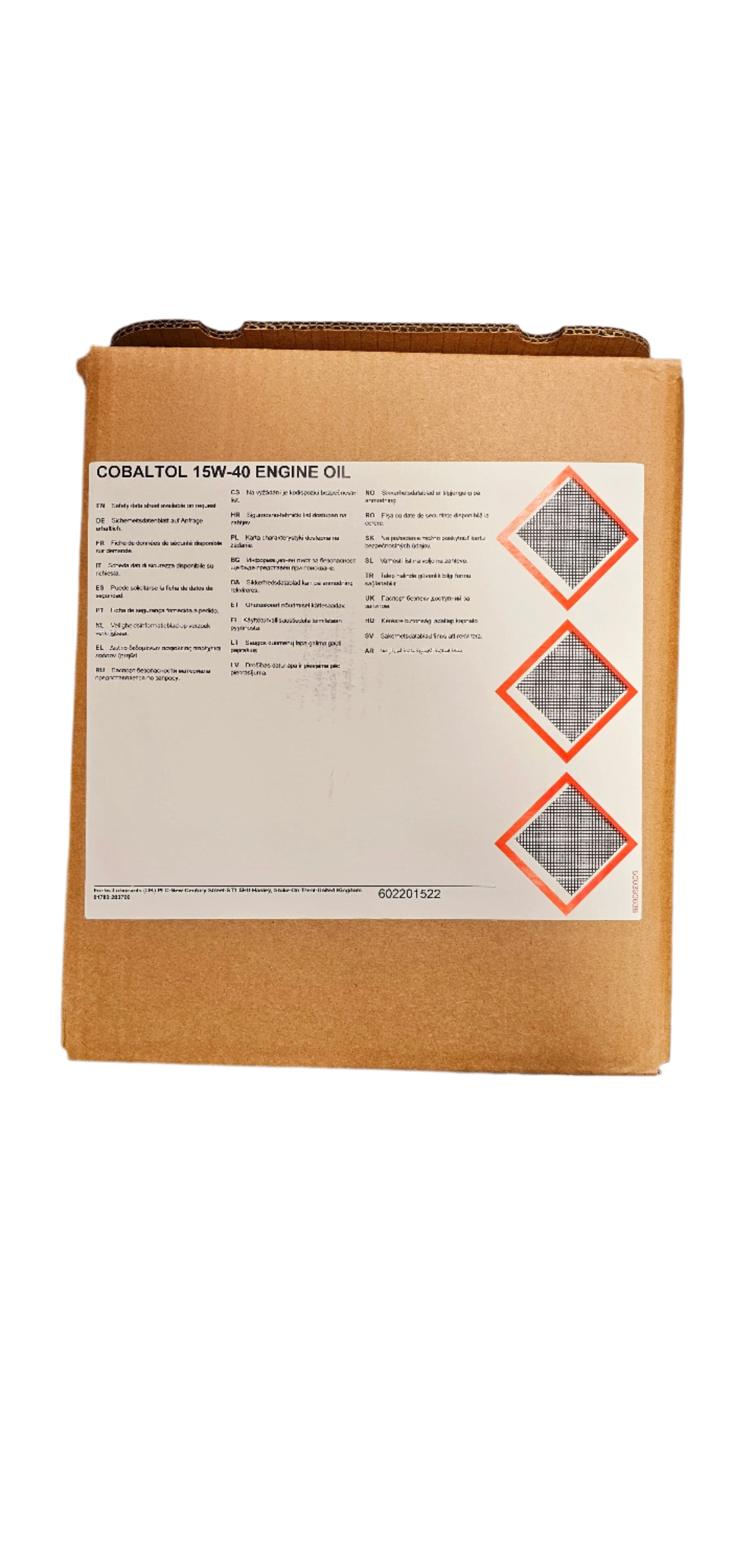 FG WILSON / PERKINS COBALTOL ENGINE OIL 15W-40 20L - Image 7