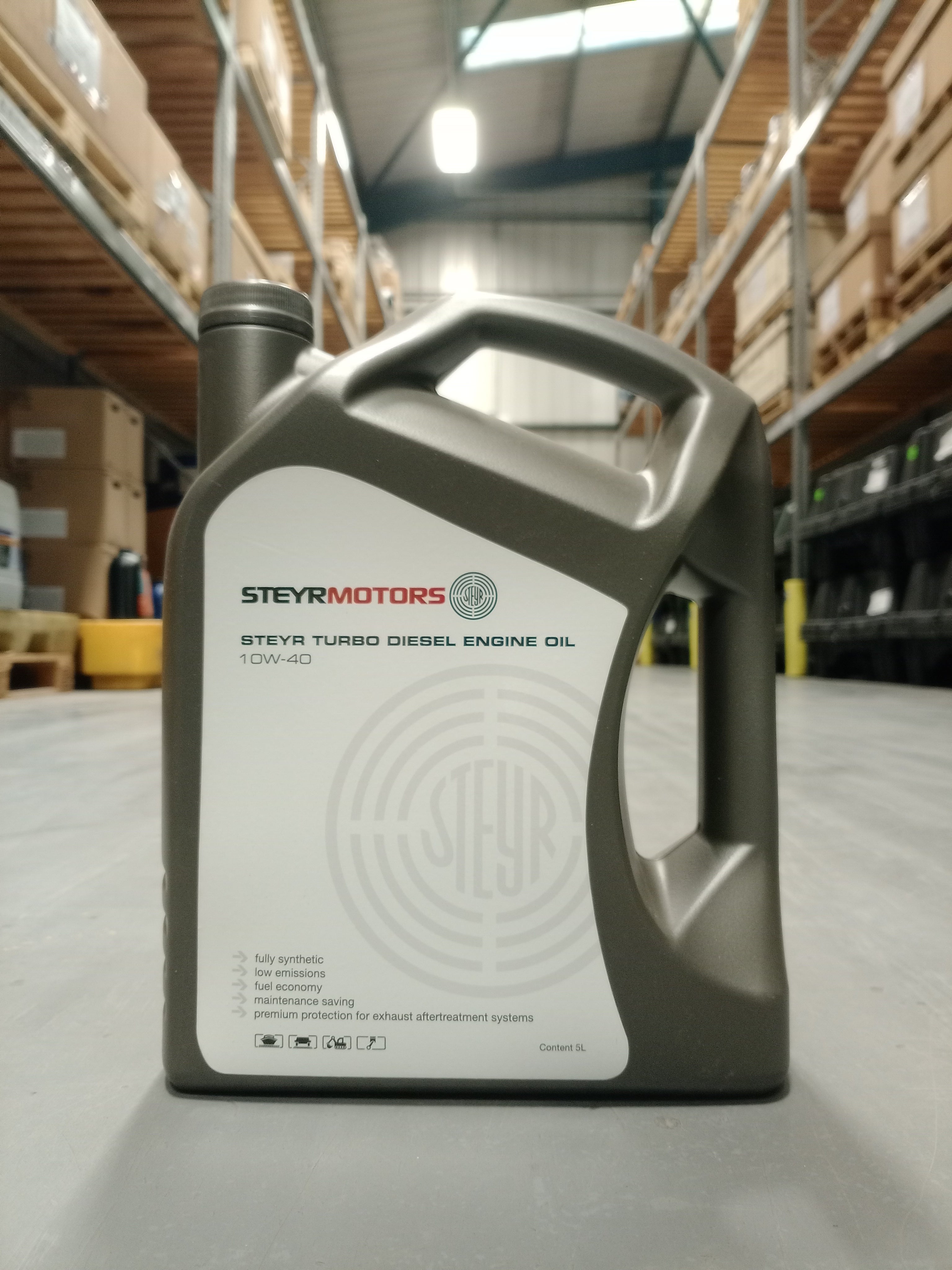 STEYR MOTORS TURBO DIESEL ENGINE OIL SAE 10W-40 5L - Image 2
