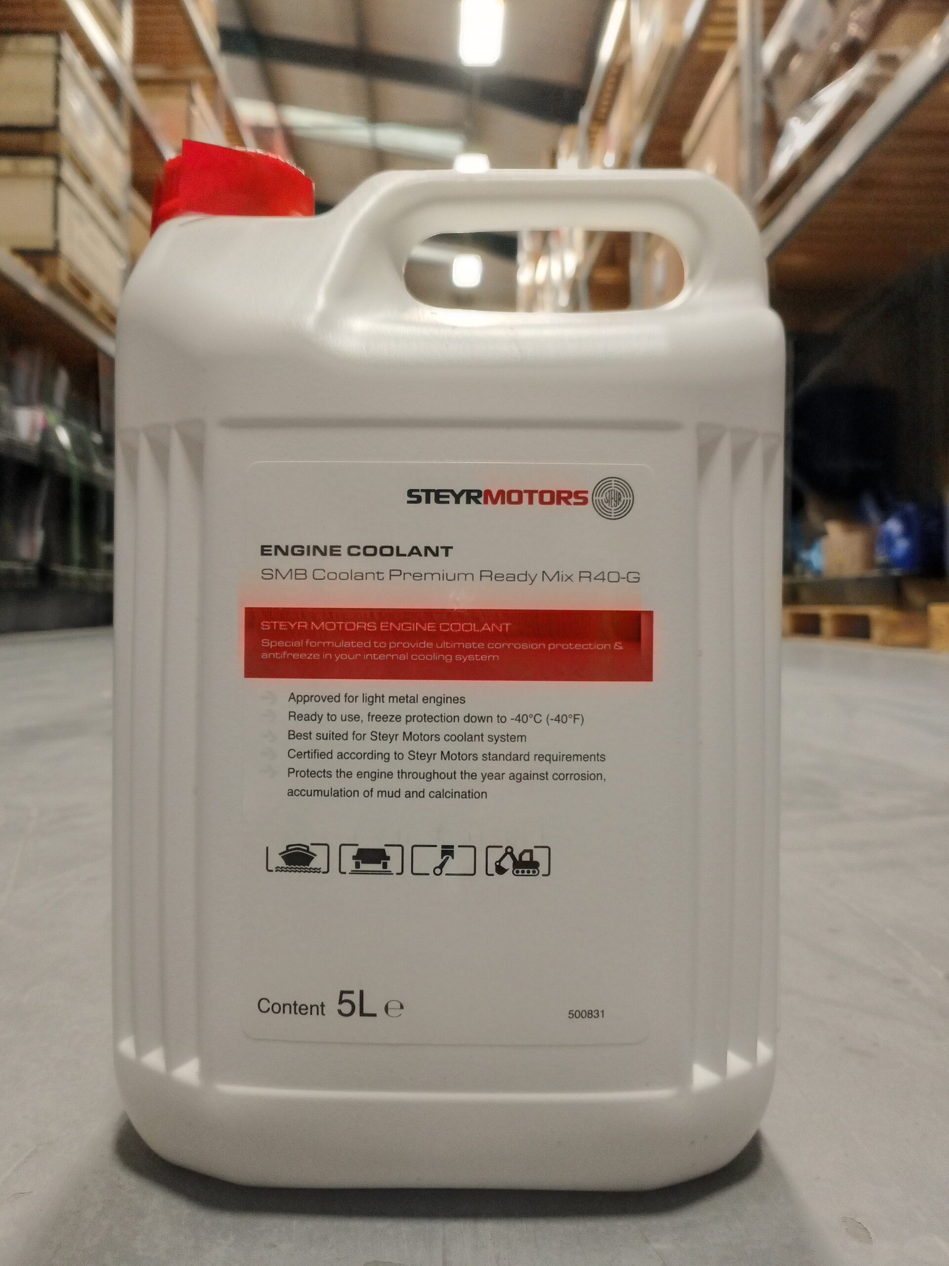 STEYR MOTORS COOLANT / ANTIFREEZE READYMIX R40-G 5L - Image 2