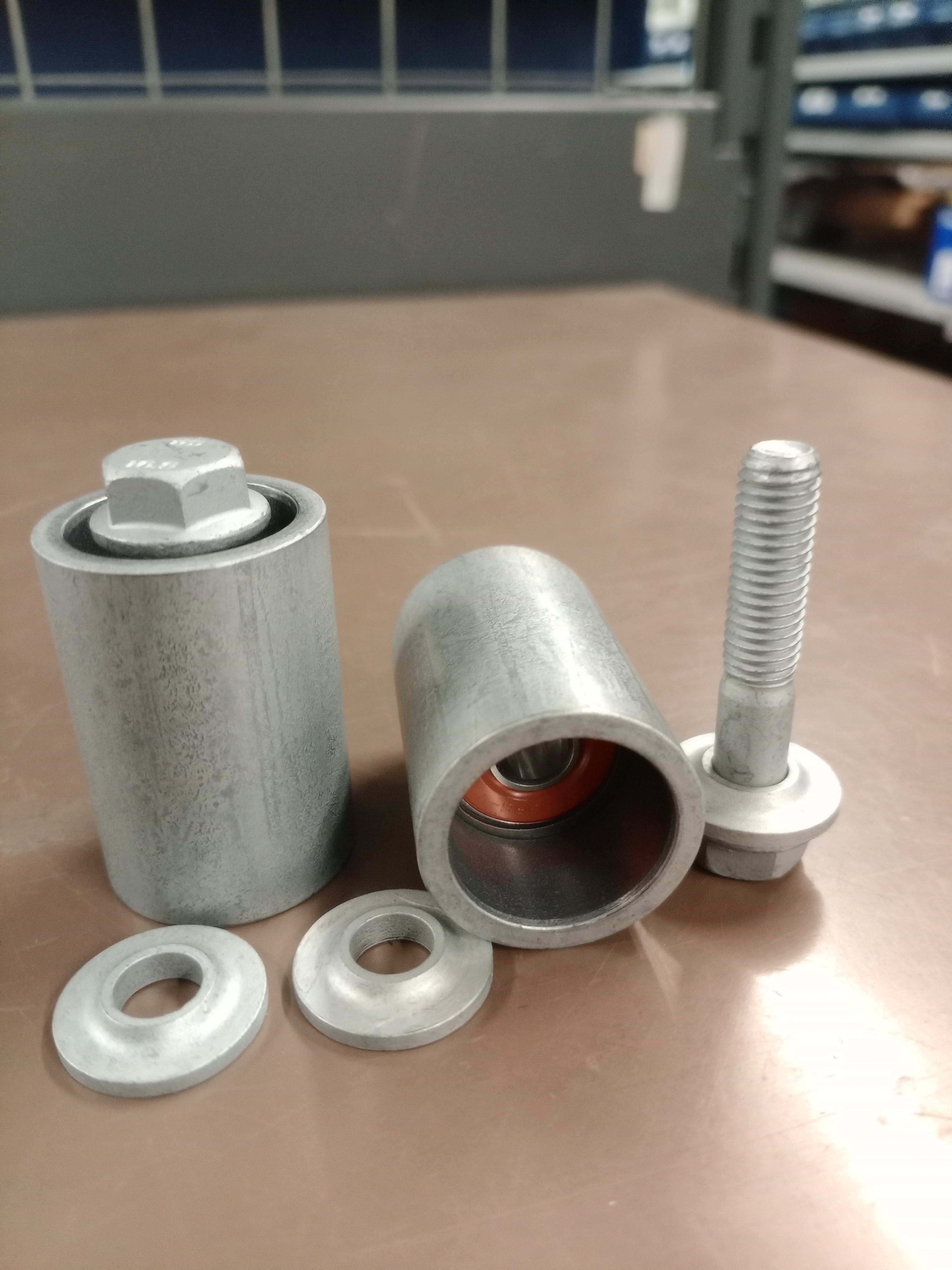 STEYR MOTORS GENUINE IDLER PULLY KIT ET-SET SOOTHING ROLLERS 500181 - Image 2