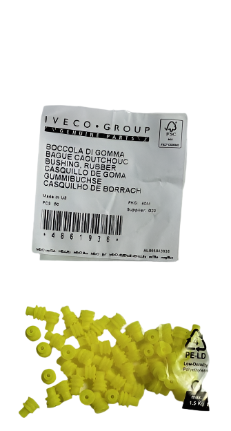 RUBBER WATERPROOF YELLOW CONNECTORS FPT INDUSTRIAL 4861936 - Image 2