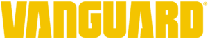 Yellow 'Vanguard' logo on a white background