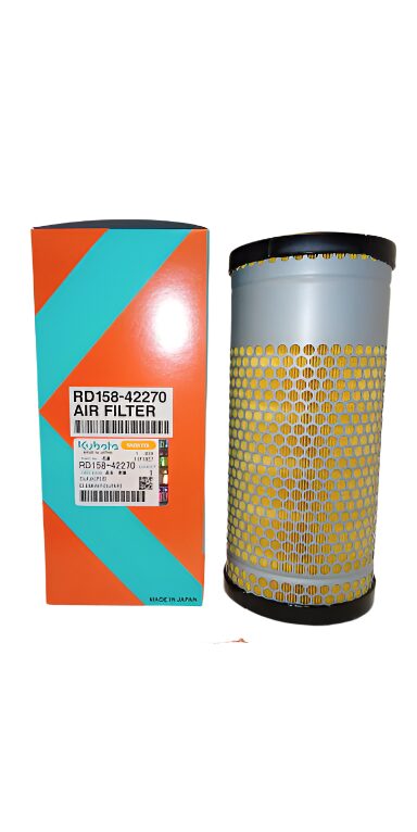 KUBOTA INLINE AIR FILTER GENUINE OEM PARTS RD15842270 / RD15842280