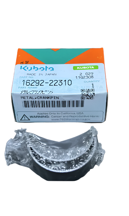 Connecting rod bearing - Genuine Kubota parts 16292-22310 - Crank Pin