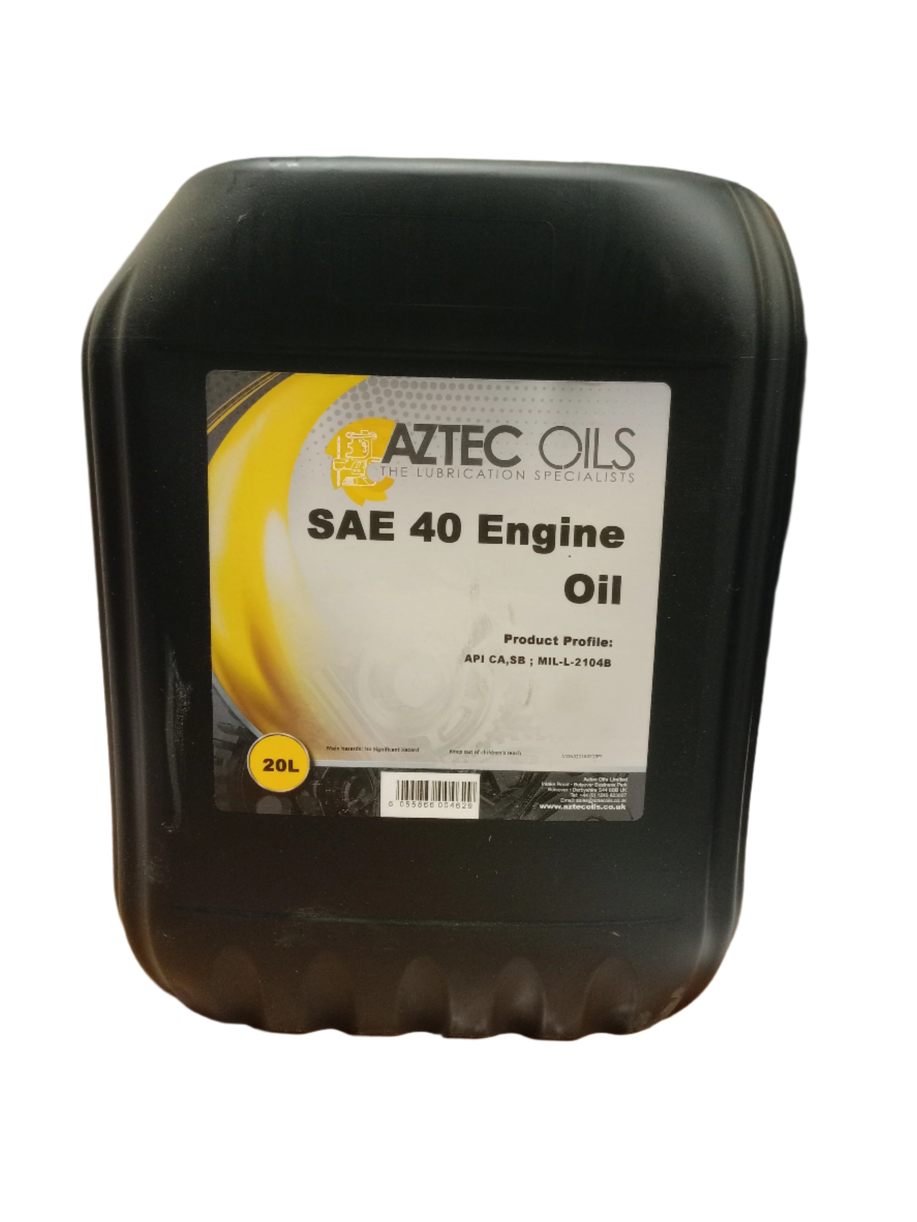 AZTEC OILS SAE-40 ENGINE OIL 20L CAR & COMMERCIAL - Image 3