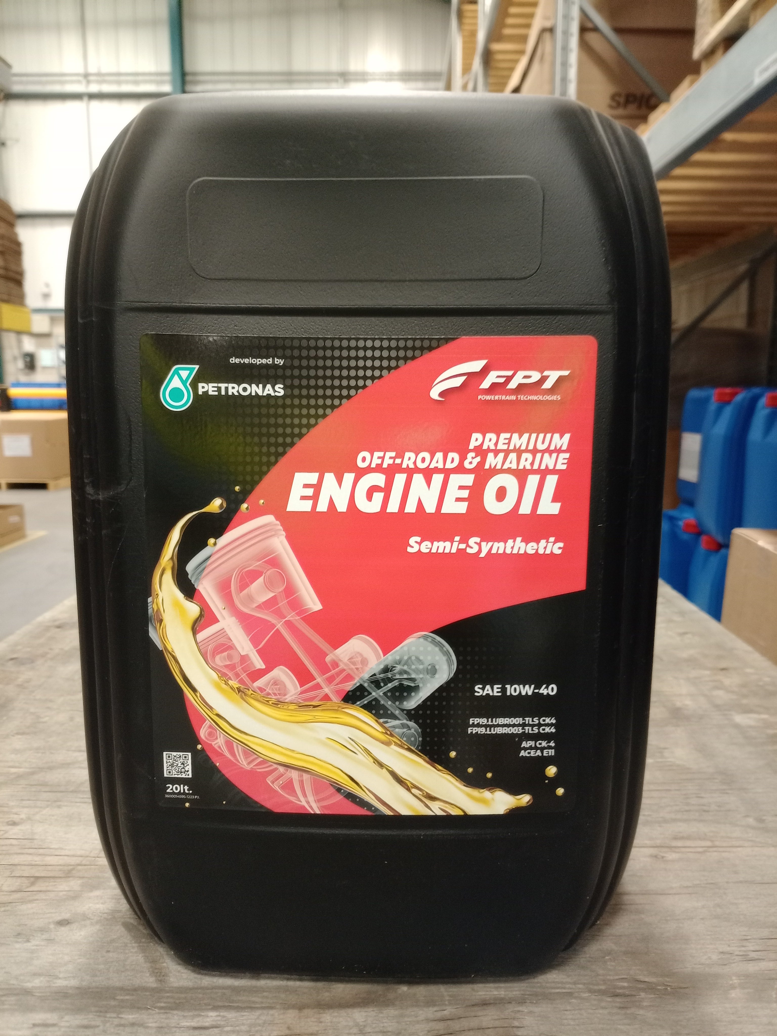 FPT INDUSTRIAL PETRONAS PREMIUM ENGINE OIL 10W-40 OFFROAD & MARINE 20L - Image 3