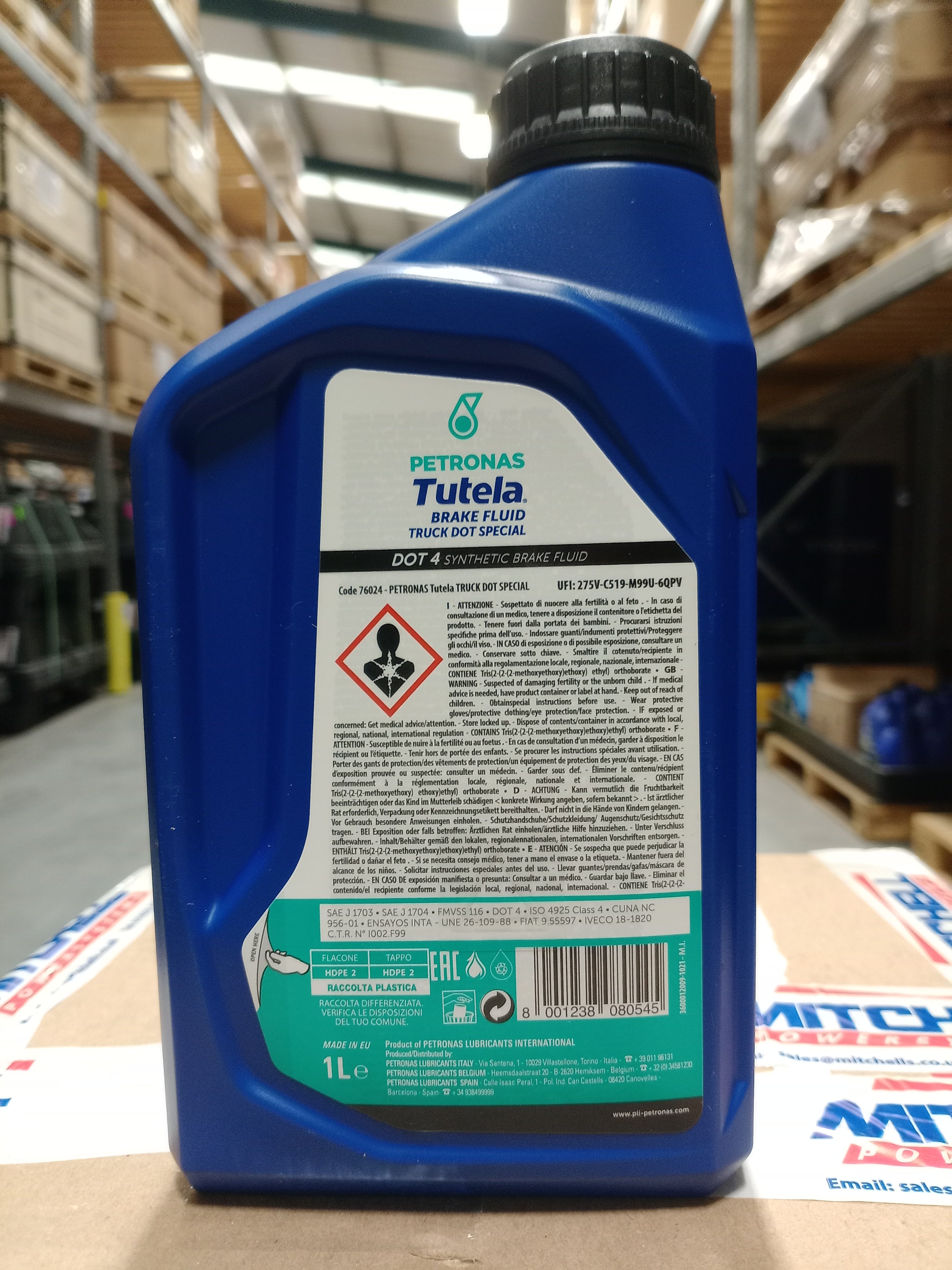 PETRONAS TUTELA TRUCK SPECIAL DOT 4 BRAKE FLUID 1L - Image 5