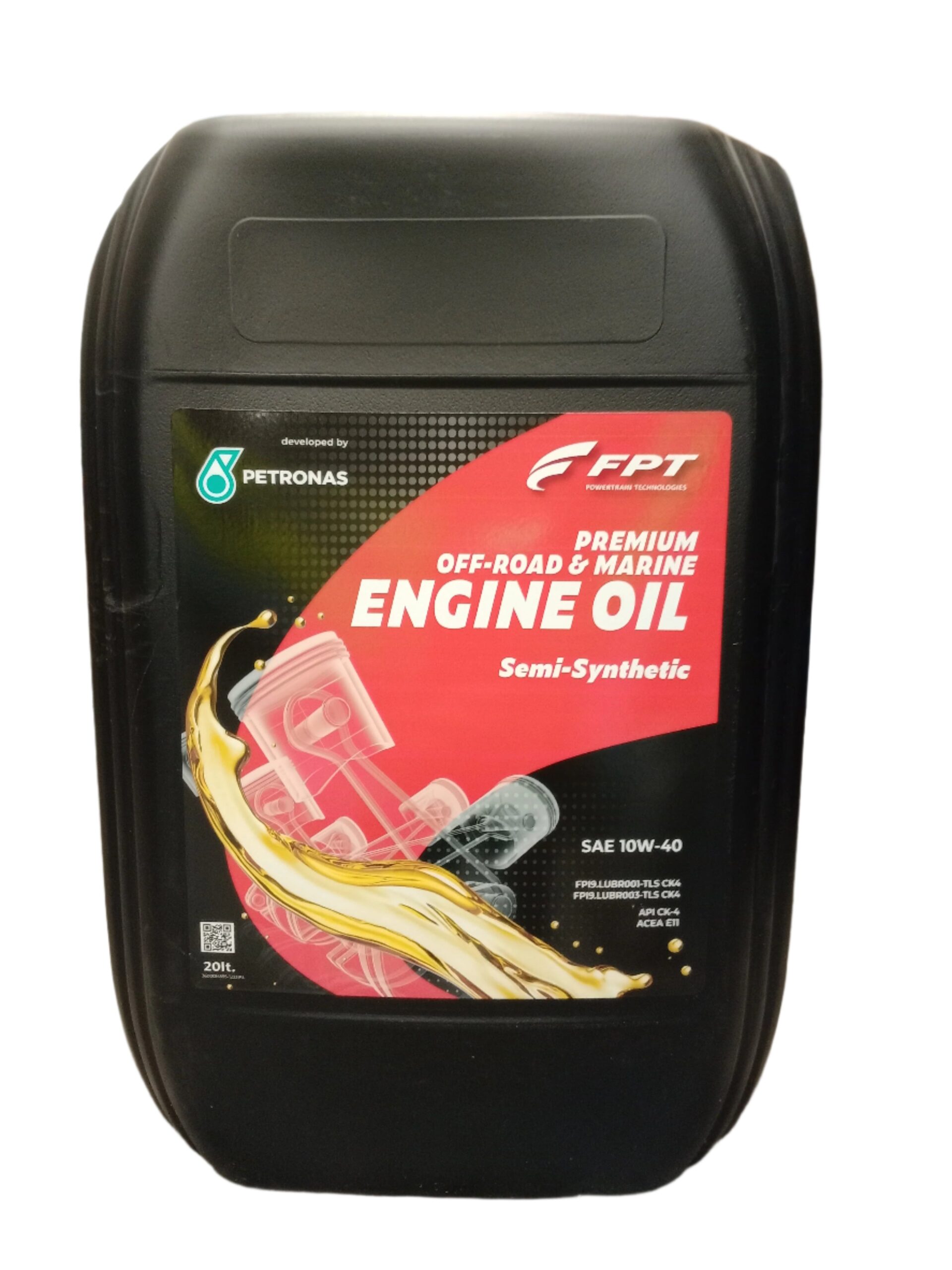 FPT INDUSTRIAL PETRONAS PREMIUM ENGINE OIL 10W-40 OFFROAD & MARINE 20L - Image 2