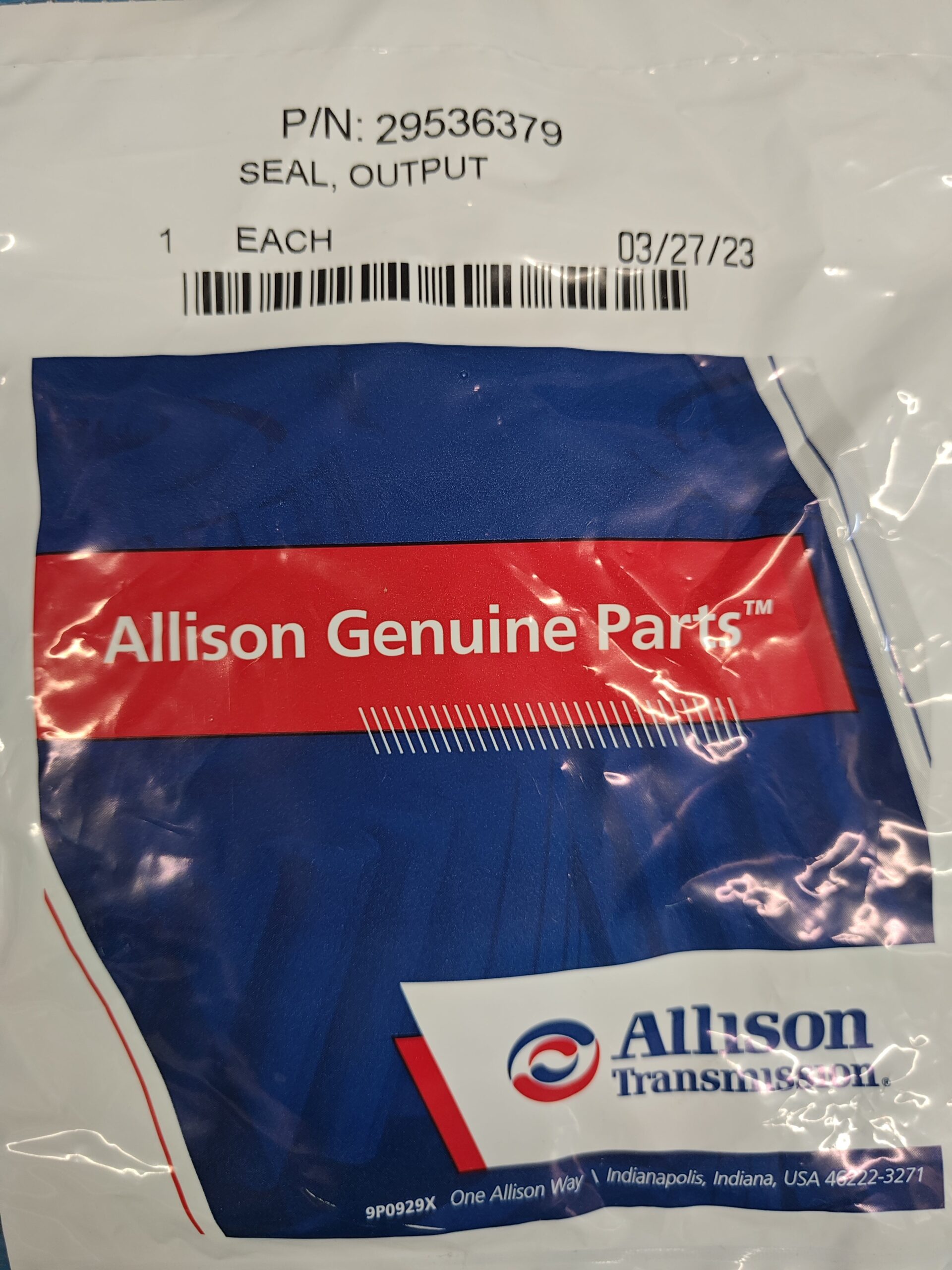TRANSMISSIOM REAR COVER OIL SEAL OUTPUT GENUINE ALLISON 29536379 - Image 3