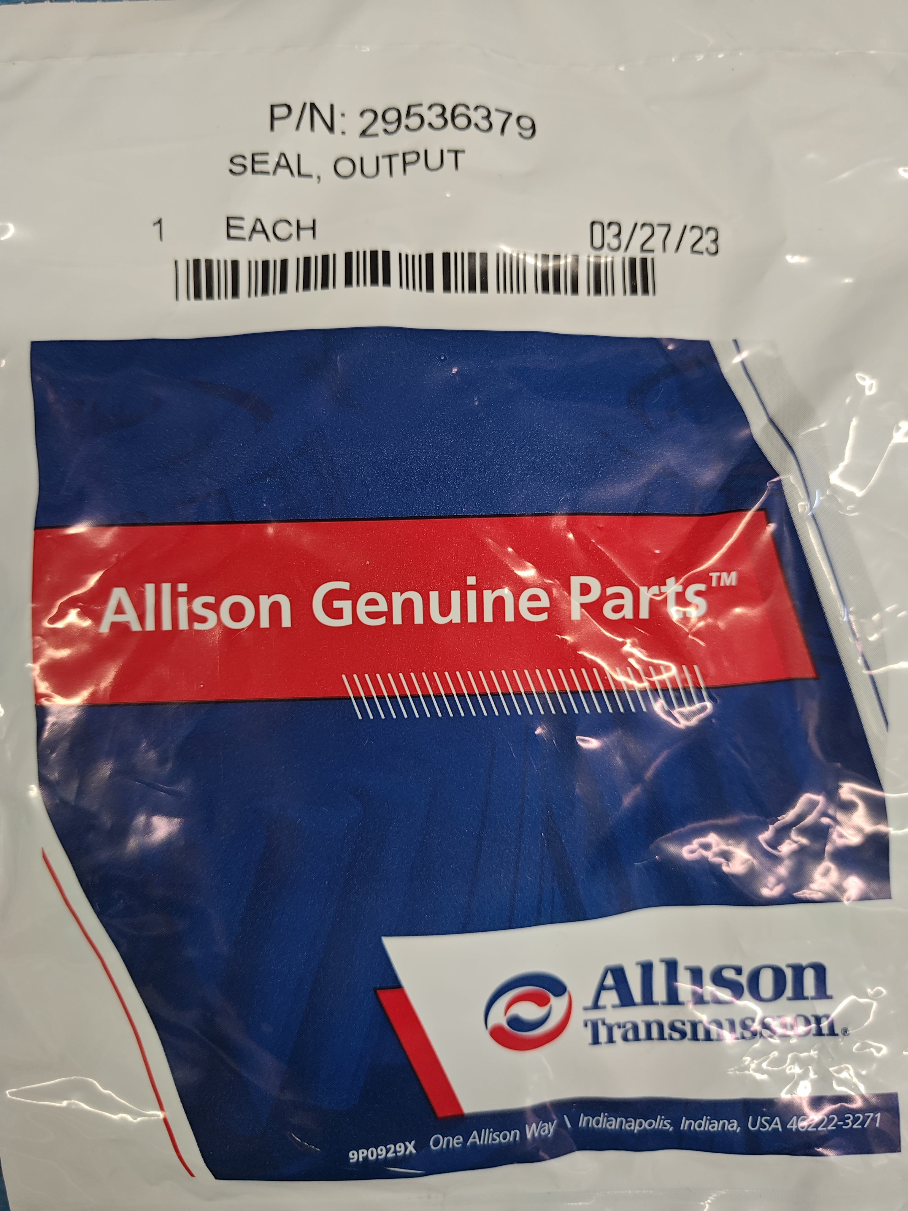 TRANSMISSIOM REAR COVER OIL SEAL OUTPUT GENUINE ALLISON 29536379 - Image 3