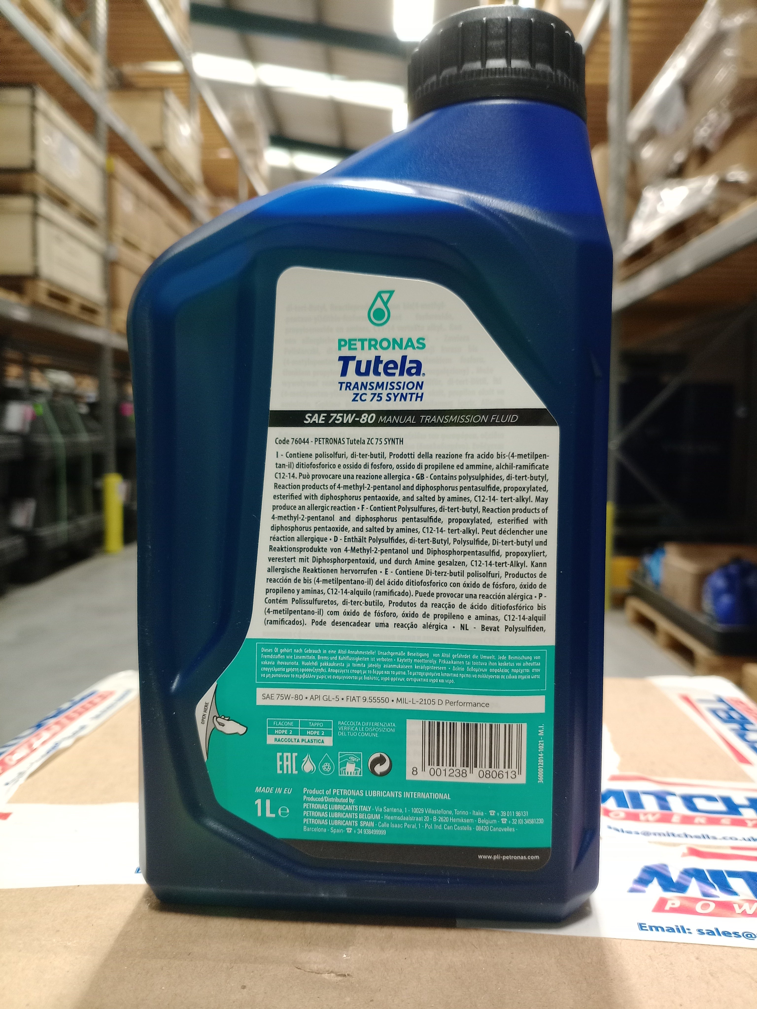 PETRONAS TUTELA ZC 75 SYNTHETIC 75W-80 MTF 1L - Image 5
