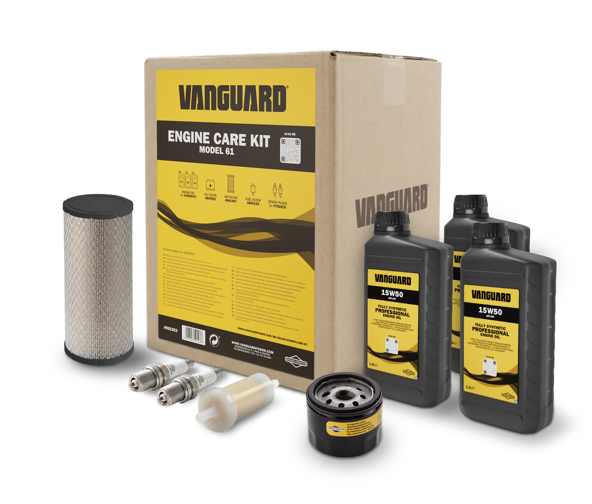 Vanguard Model 61 Cyclonic Engine Care Kit 992253 Contence